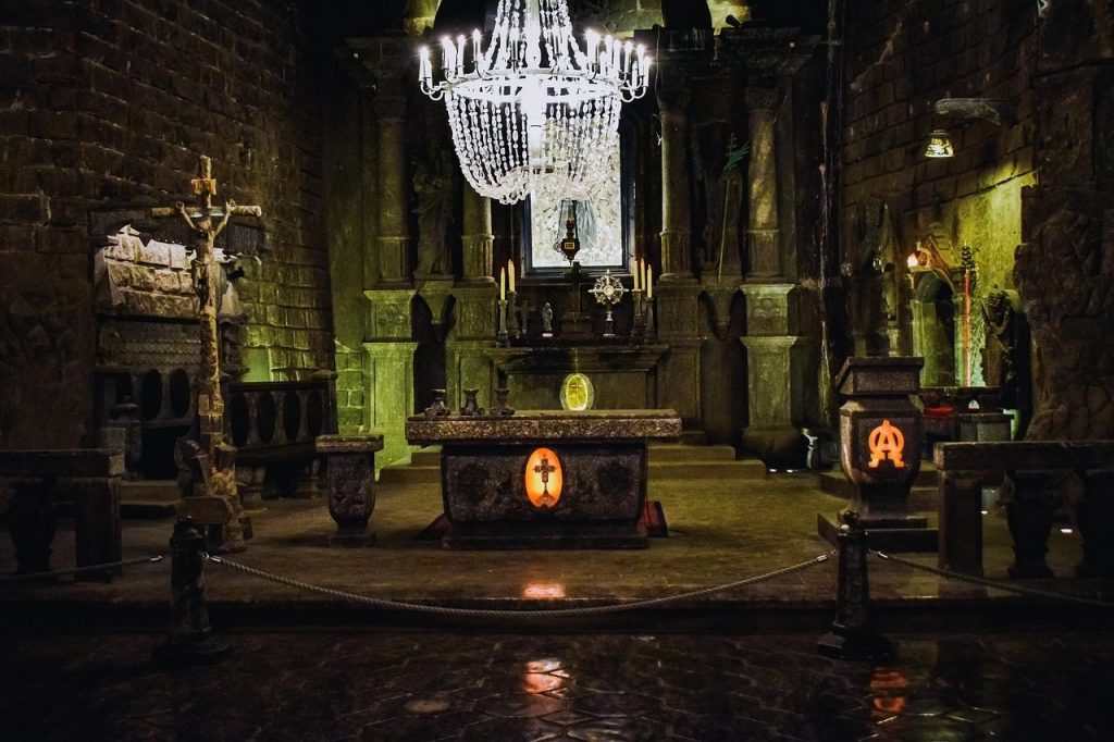 wieliczka salt mine, church, mine, tourism, tourist attraction, unesco heritage, underground, brown church, mine, mine, mine, mine, mine, underground